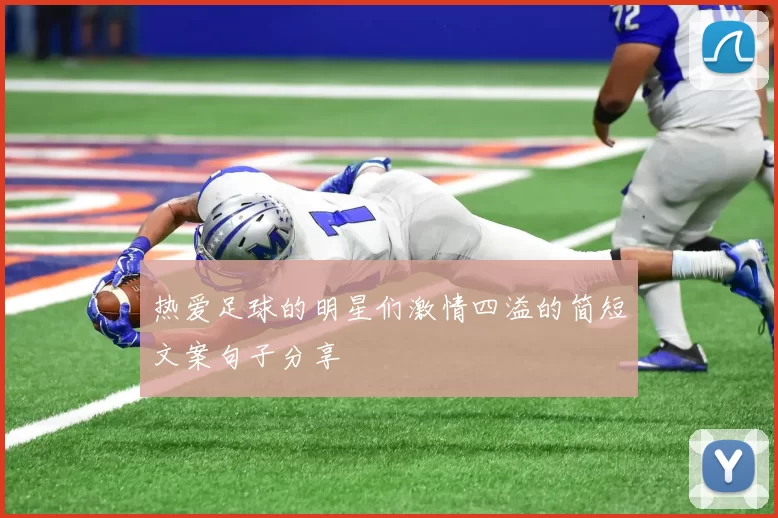 热爱足球的明星们激情四溢的简短文案句子分享